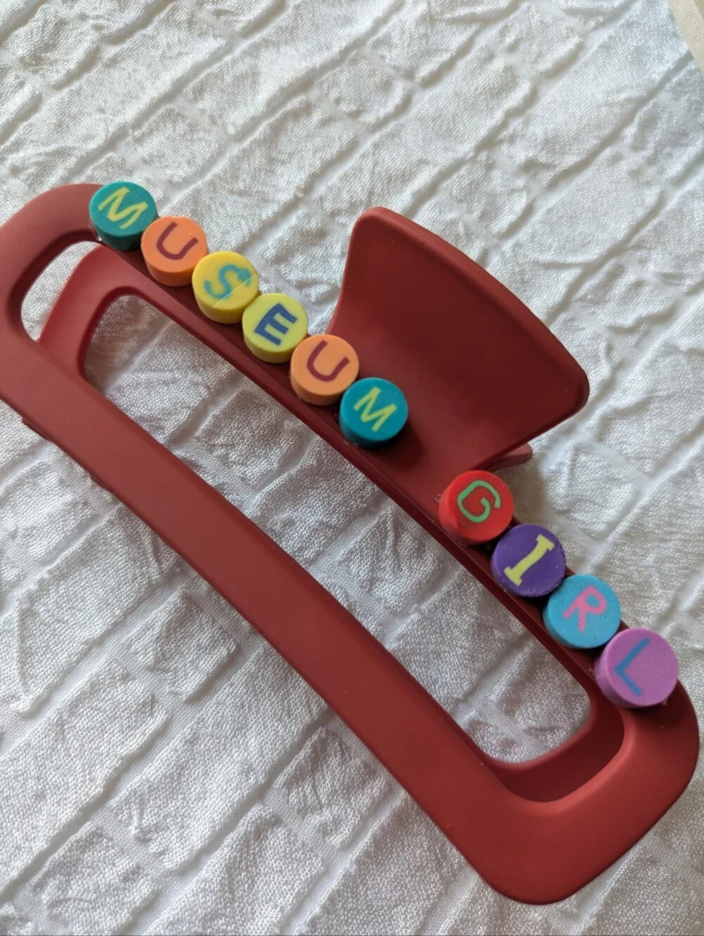 Museum Girl Hair Claw Clip Handcrafted | NWT